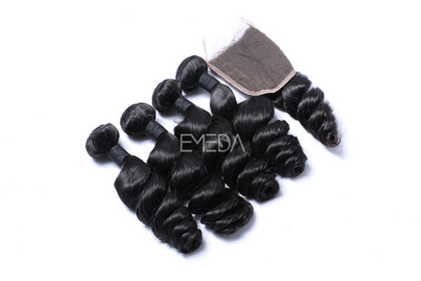 Loose wave virgin hair weave on sale  ZJ0045